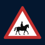 Horse Riding Sign